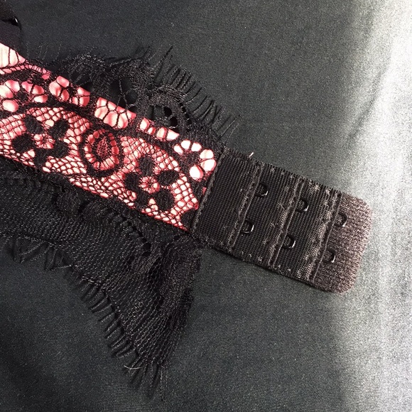 SHEIN pink/coral bralette and shorts - Picture 4 of 8